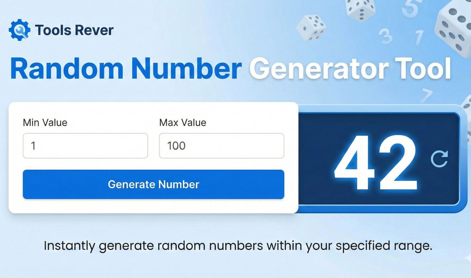 Free Random Number Generator - Generate values instantly