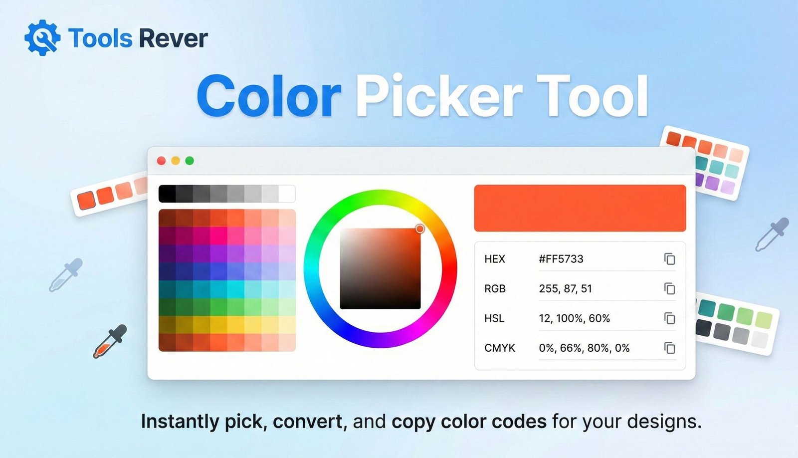Free Color Picker Tool - Generate HEX and RGB codes instantly