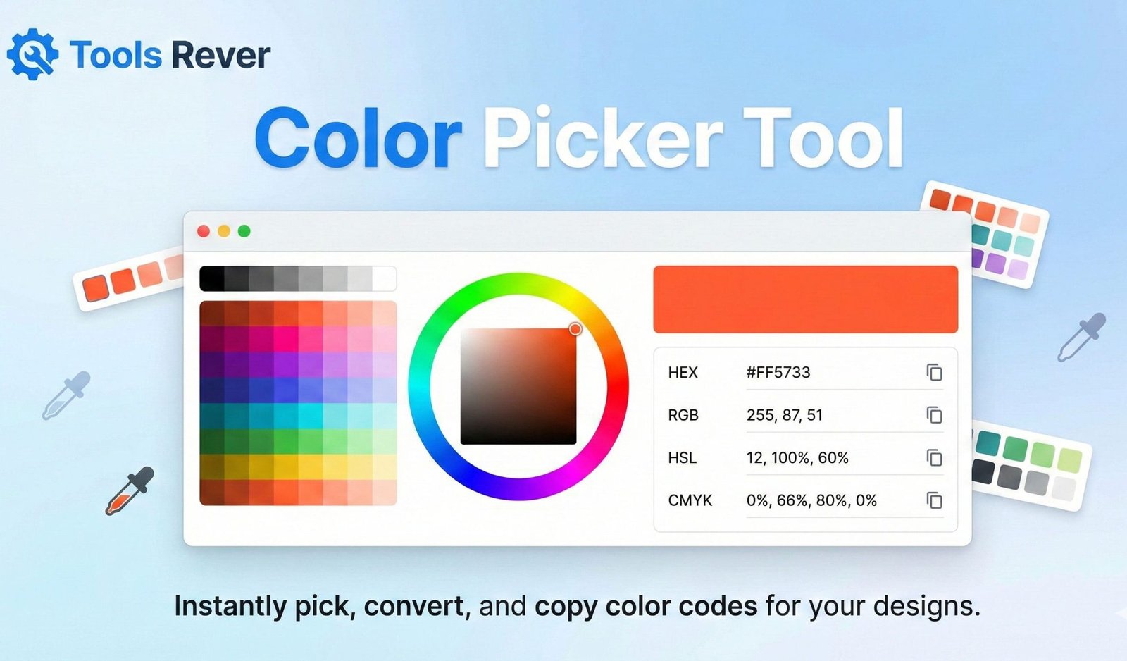 Free Color Picker Tool - Generate HEX and RGB codes instantly